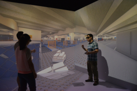 imseCAVE內的虛擬自動化空運貨站